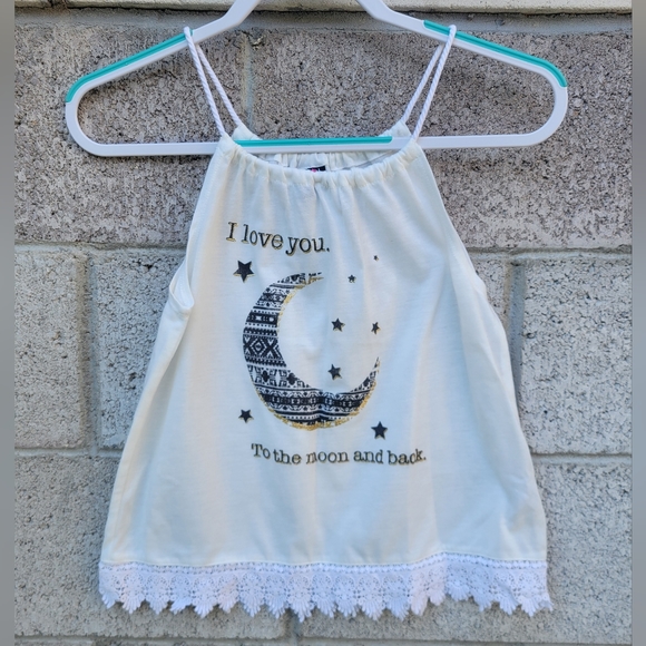 Ransom Girl Cute Moon Saying Top - Picture 1 of 4